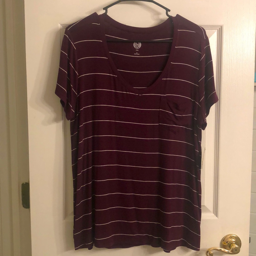 Striped Pocket T-Shirt - NWT